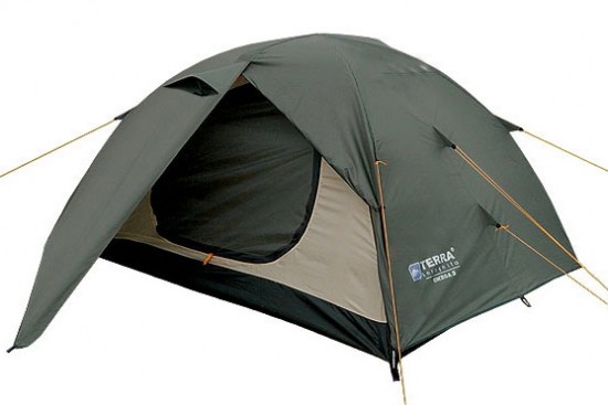 Tent with two entrances (2 + 1)
